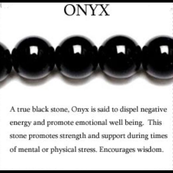 VINTAGE⚜️14K GOLD ONYX Polished 8MM Gemstone Orb Stud Earrings - Picture 13 of 13